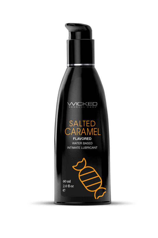 Aqua Salted Caramel Flavored Water Based Intimate Lubricant