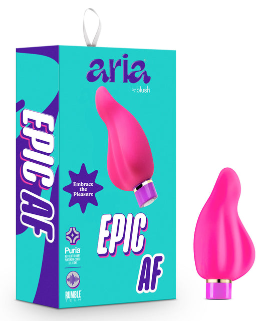 Aria Erotic AF Rechargeable Silicone Mini Vibrator Fuchsia