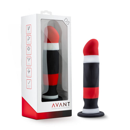 Blush Avant D5 Sin City 8 in. Silicone Dildo with Suction Cup