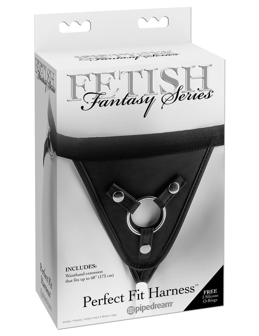 Pipedream Fetish Fantasy Series Adjustable Perfect Fit Harness Black