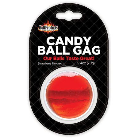 Candy Ball Gag Strawberry 2.4 oz - Ribbonandbondage