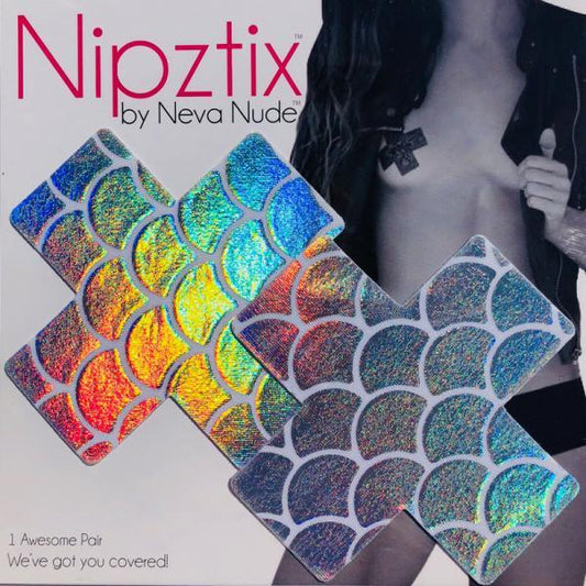 Neva Nude Pasty X Factor Holographic - Ribbonandbondage