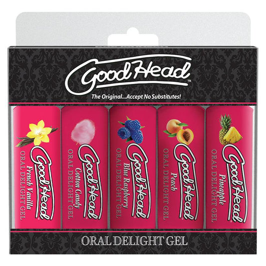 GoodHead Oral Delight Gel - 5 Pack 1oz - Ribbonandbondage