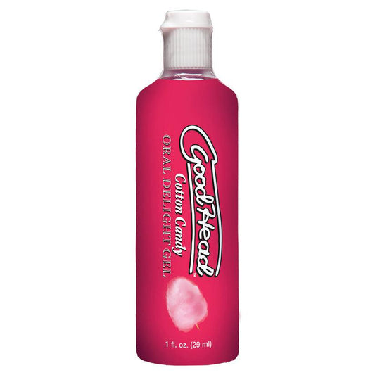 GoodHead Oral Delight Gel - Cotton Candy 1oz - Ribbonandbondage