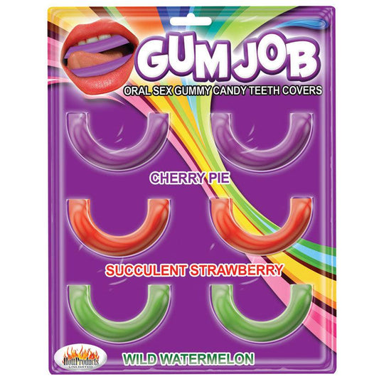 Gum Job Gummy Oral Sex Teeth Covers Assorted 6 pack - Ribbonandbondage