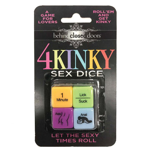 4 Kinky Sex Dice - Ribbonandbondage