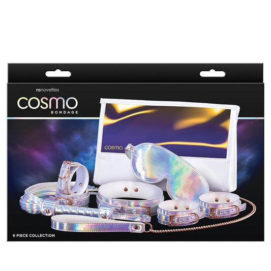 Cosmo Bondage 6 Piece Kit - Rainbow - Ribbonandbondage