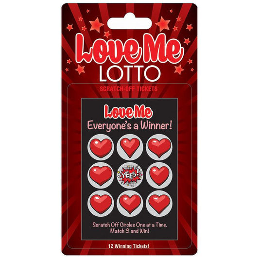 Love Me Lotto Scratch Off Tickets 12 Pack - Ribbonandbondage