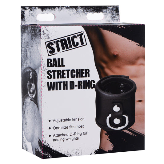 2 Inch Ball Stretcher with D-Ring - Ribbonandbondage